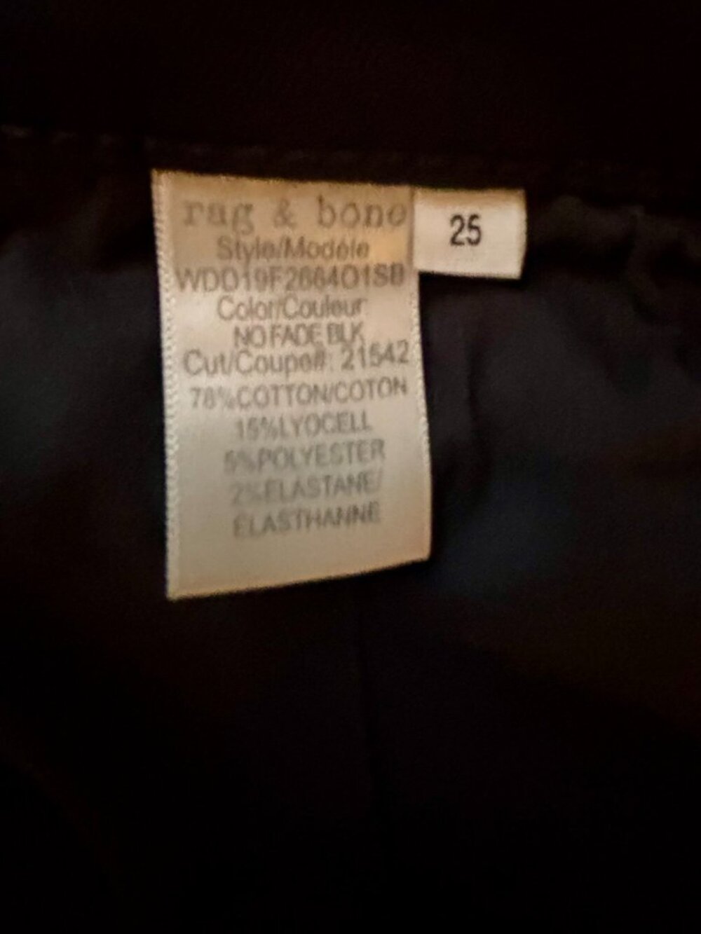 Pants - Black - Rag & Bone - Picture 3 of 4
